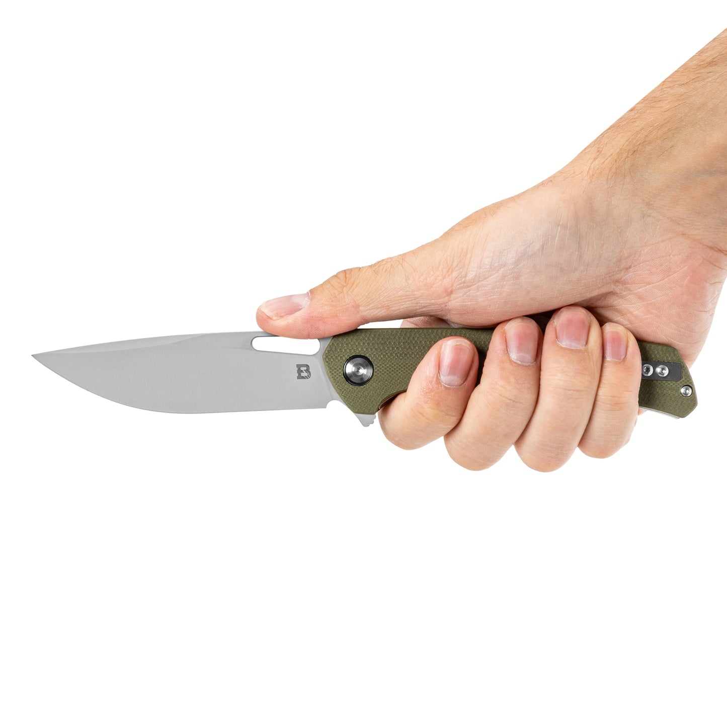 Nóż składany Badger Outdoor D2 Orix - Green