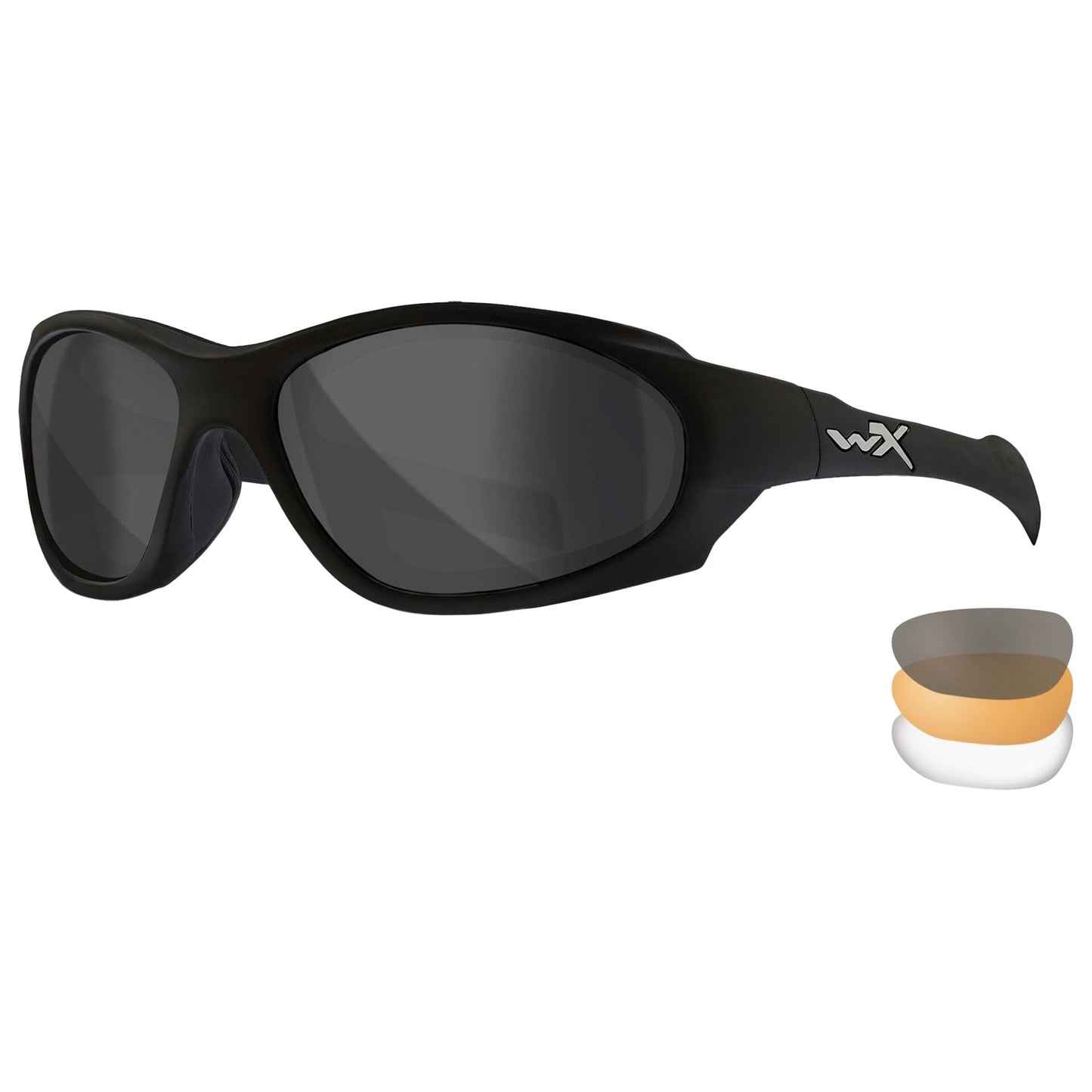 Okulary taktyczne Wiley X XL-1 Advanced Comm 2.5 Set 3in1 - Grey/Clear/Light Rust - Matte Black