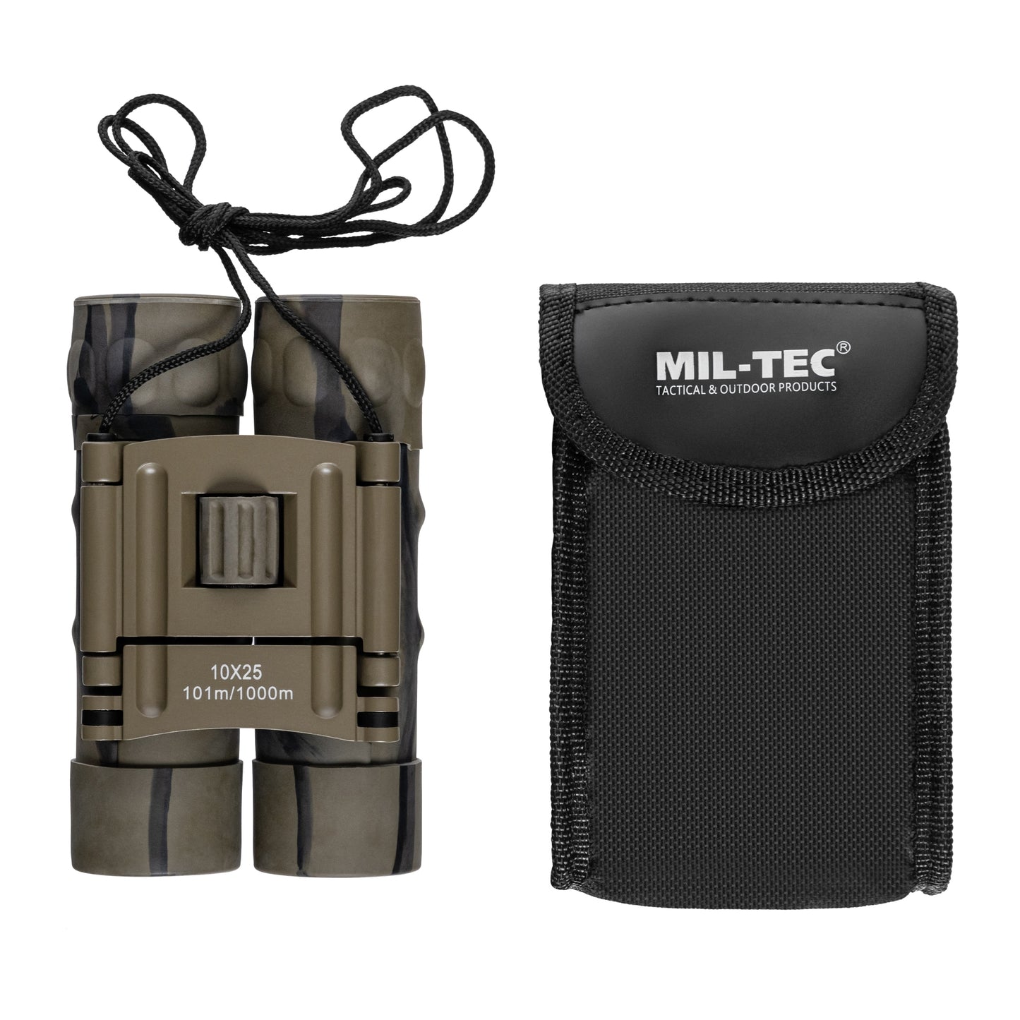 Lornetka kompaktowa Mil-Tec 10x25 Gen II - Desert