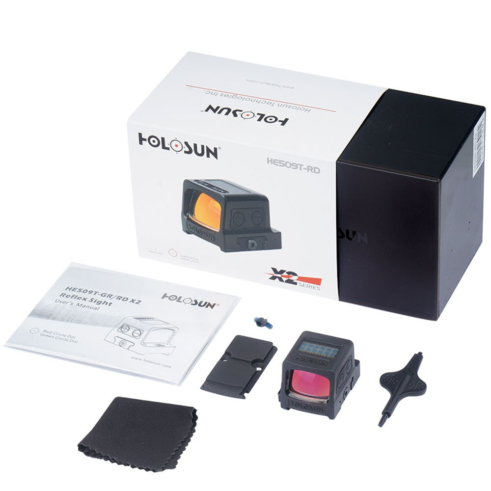 Kolimator Holosun HE509T-RD X2 RMR Red Dot Solar Panel/Titanium