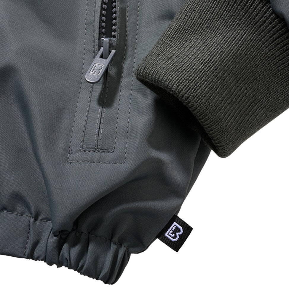 Kurtka dziecięca Brandit Windbreaker Frontzip - Anthracite