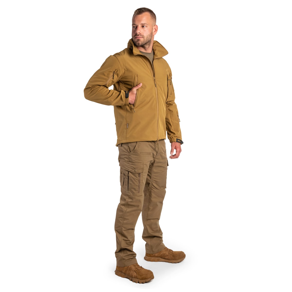 Kurtka Highlander Forces Tactical Softshell - Tan