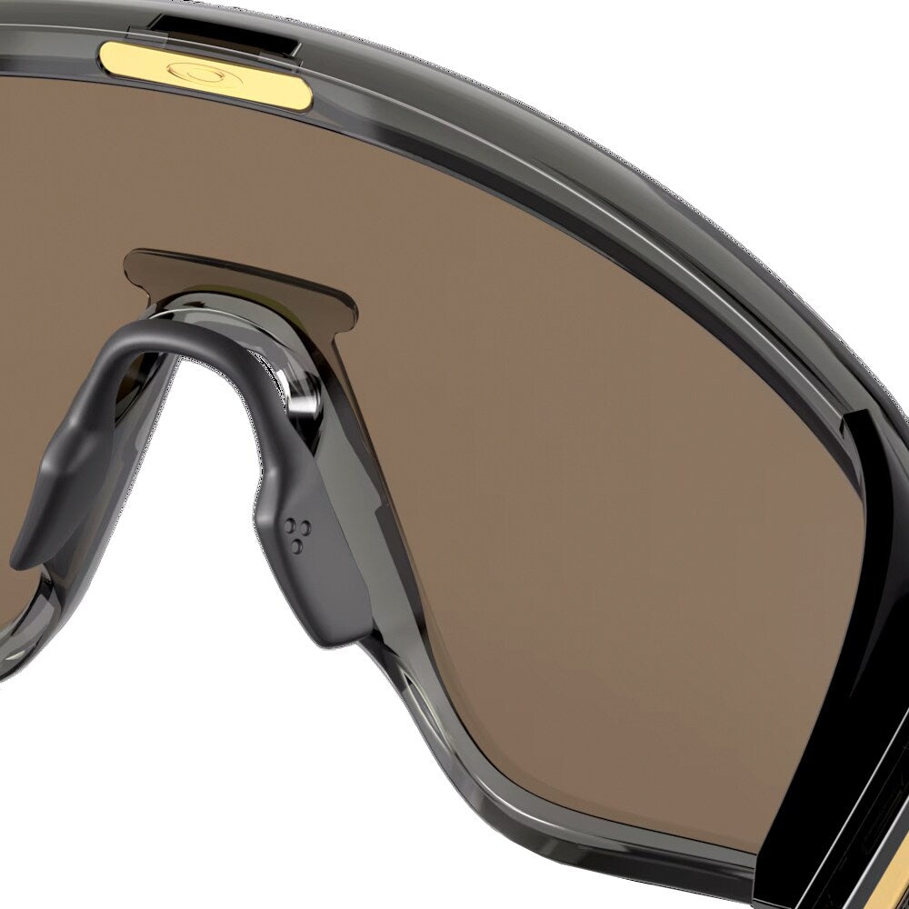 Okulary przeciwsłoneczne Oakley Latch Panel - Grey Smoke/Prizm 24K