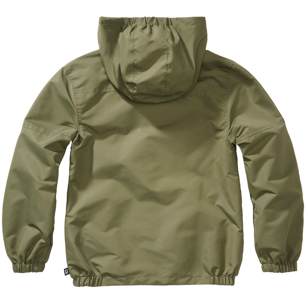 Kurtka dziecięca Brandit Summer Windbreaker Frontzip - Olive