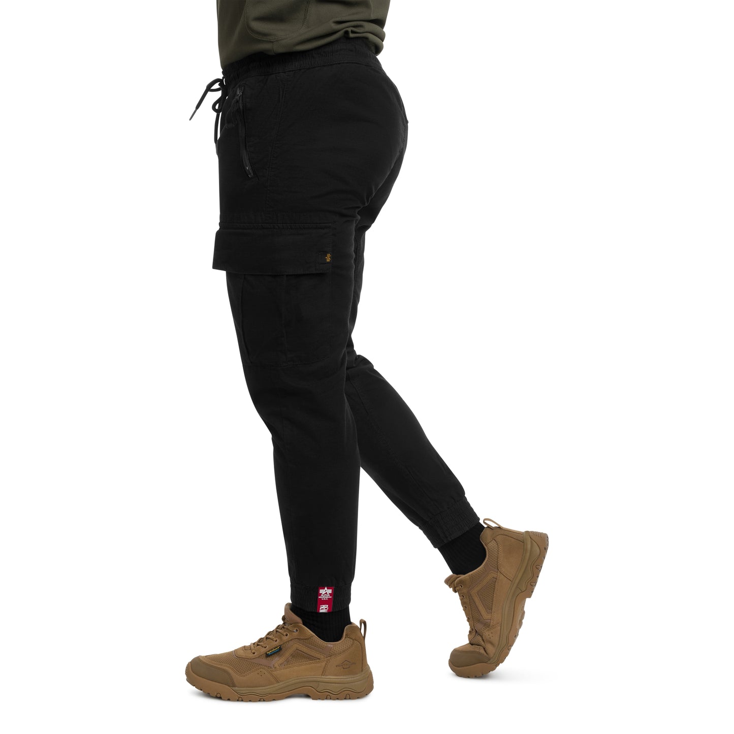 Spodnie Alpha Industries Rip-Stop Jogger - Black