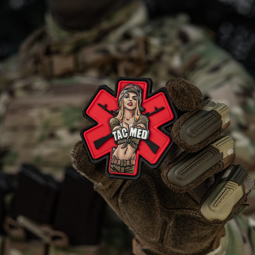 Naszywka M-Tac Tacmed PVC - Olive