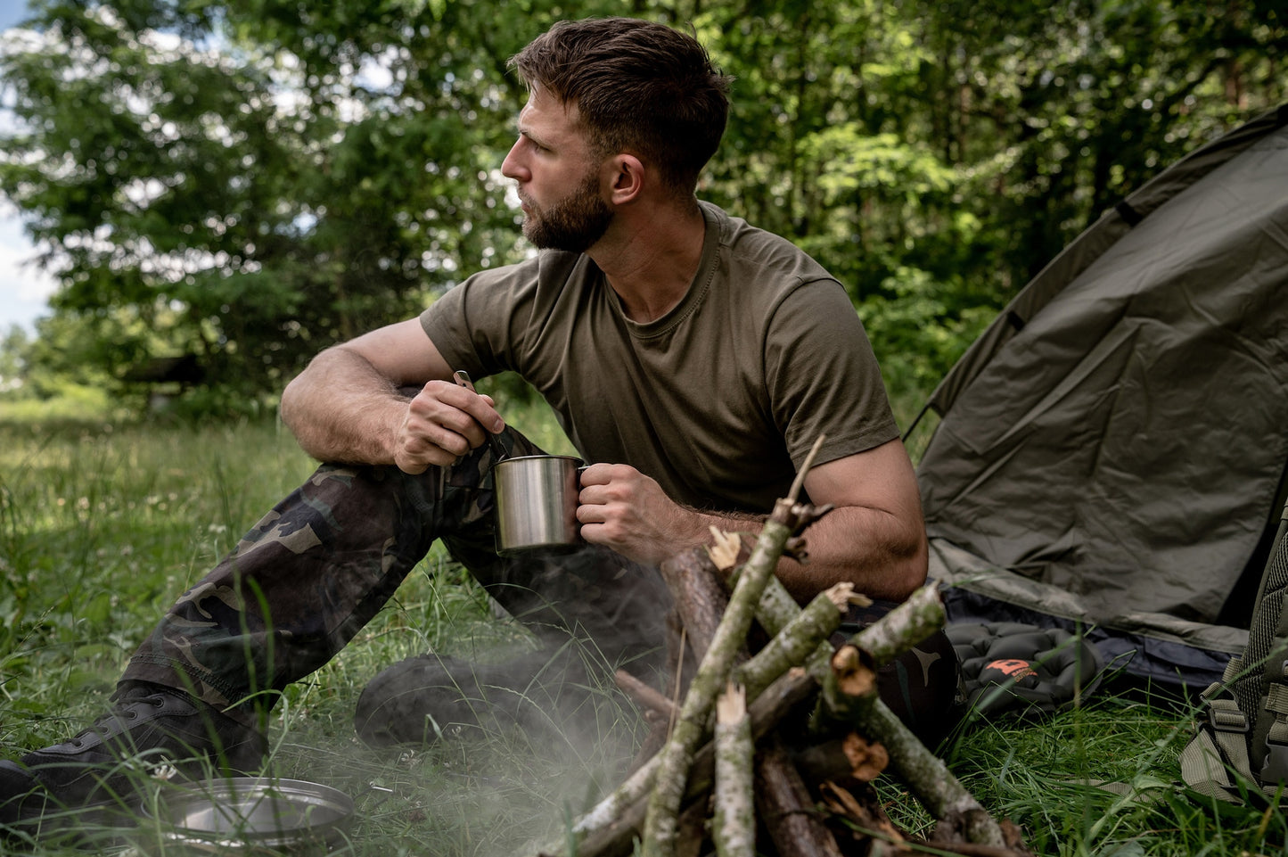 Niezbędnik Badger Outdoor Military Steel 4MCS