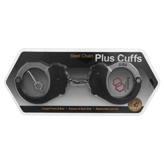 Kajdanki łańcuszkowe ASP Ultra Plus Steel 1 Pawl - Black