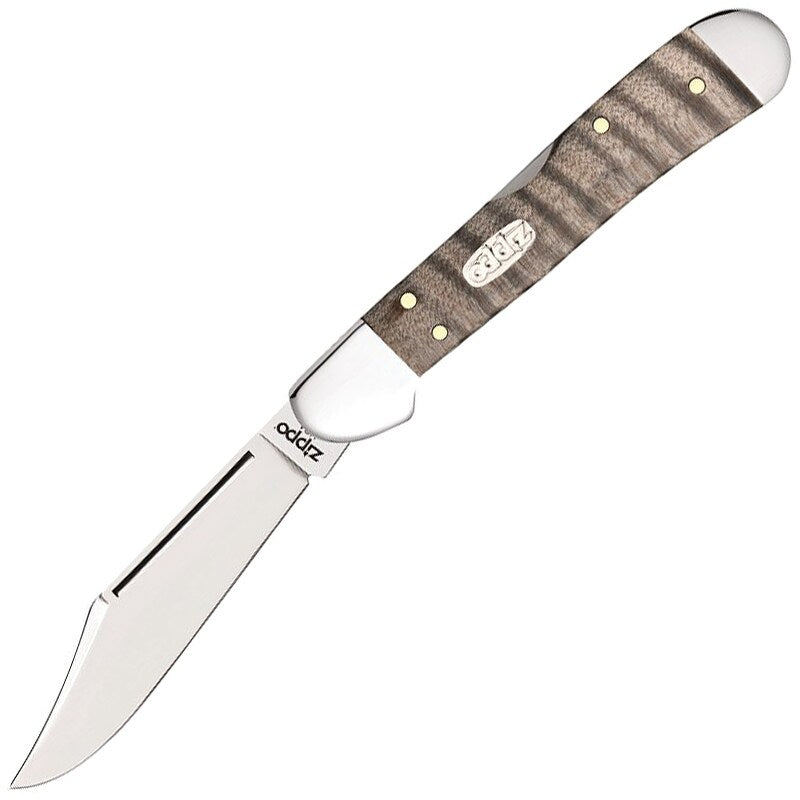Nóż składany Zippo Mini Copperlock - Curly Maple Wood
