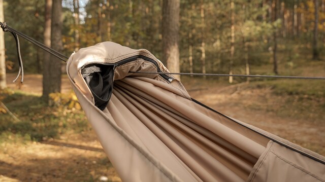 Hamak TigerWood Ważka V1 Long Pocket Desert - z moskitierą