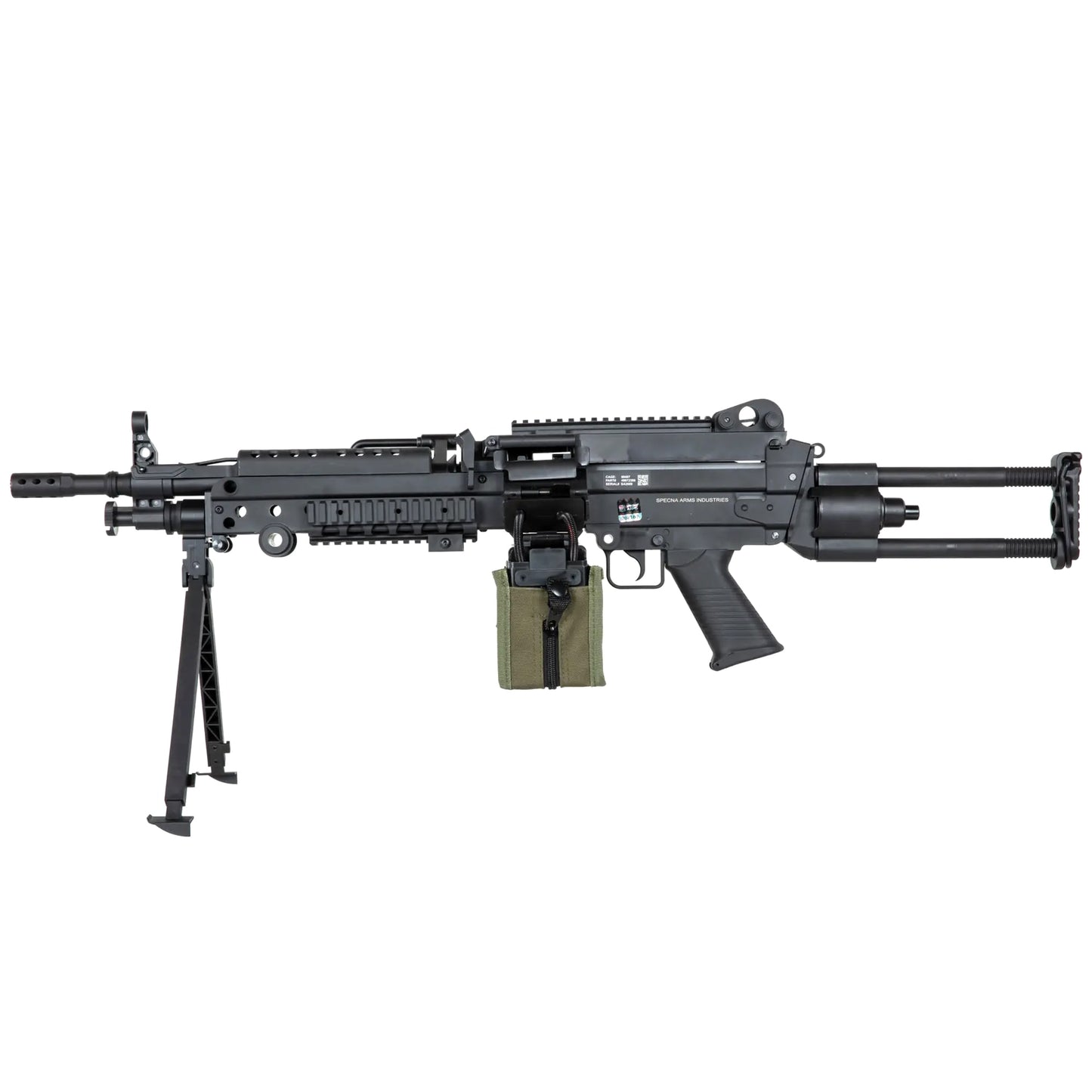 Karabin maszynowy AEG Specna Arms SA-F249 Para Flex Gate X-ASR - Black
