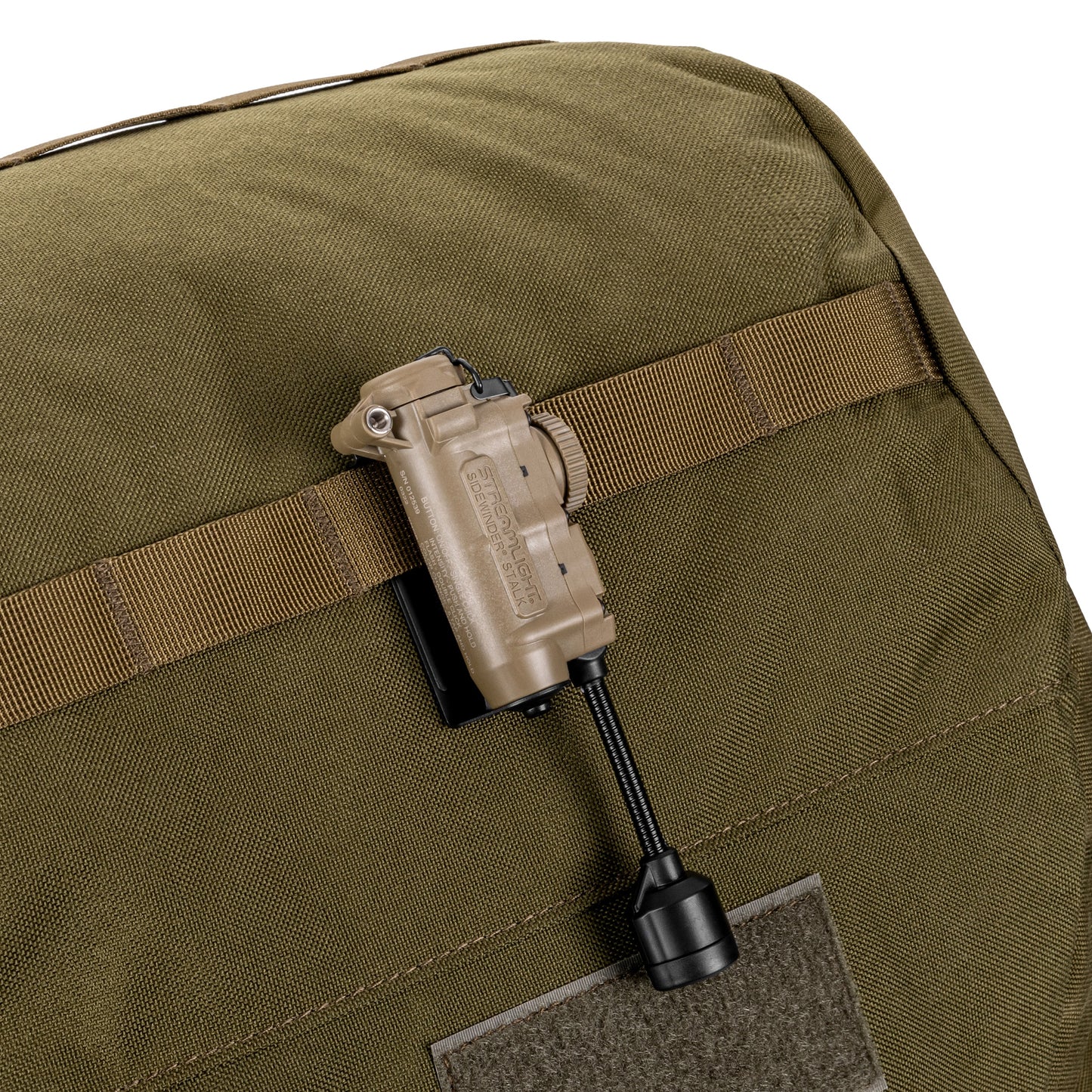 Latarka na hełm Streamlight Sidewinder Stalk Helmet Clips Arc Rail Mount Coyote - 76 lumenów