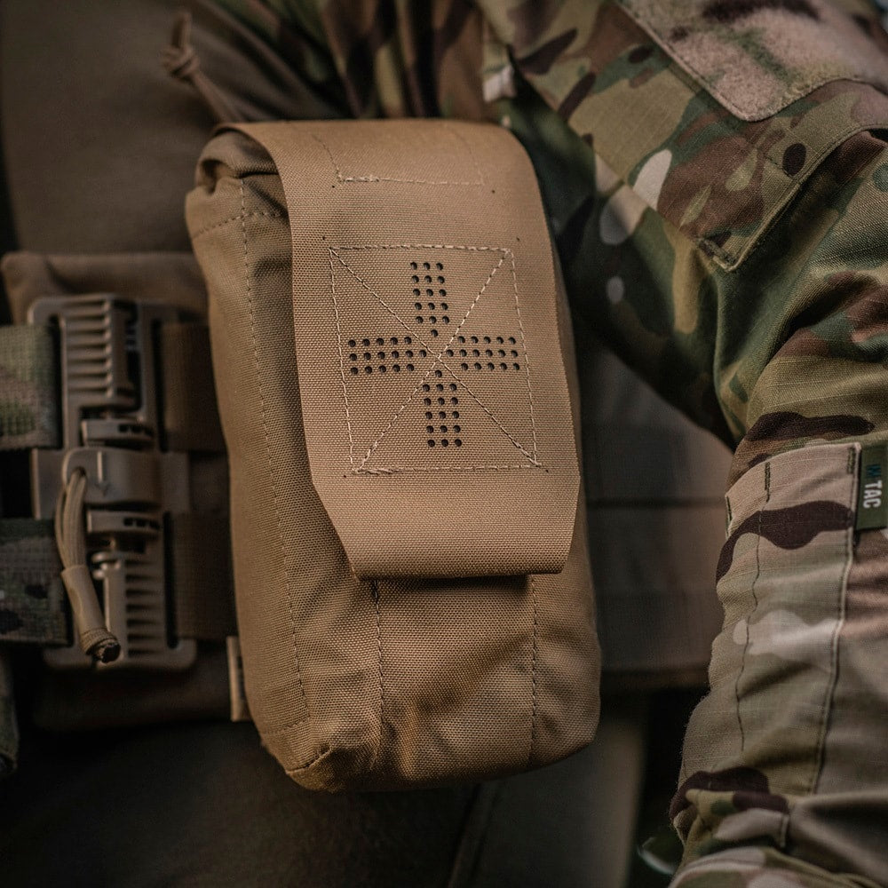 Ładownica medyczna M-Tac pionowa IFAK Small Elite - Coyote