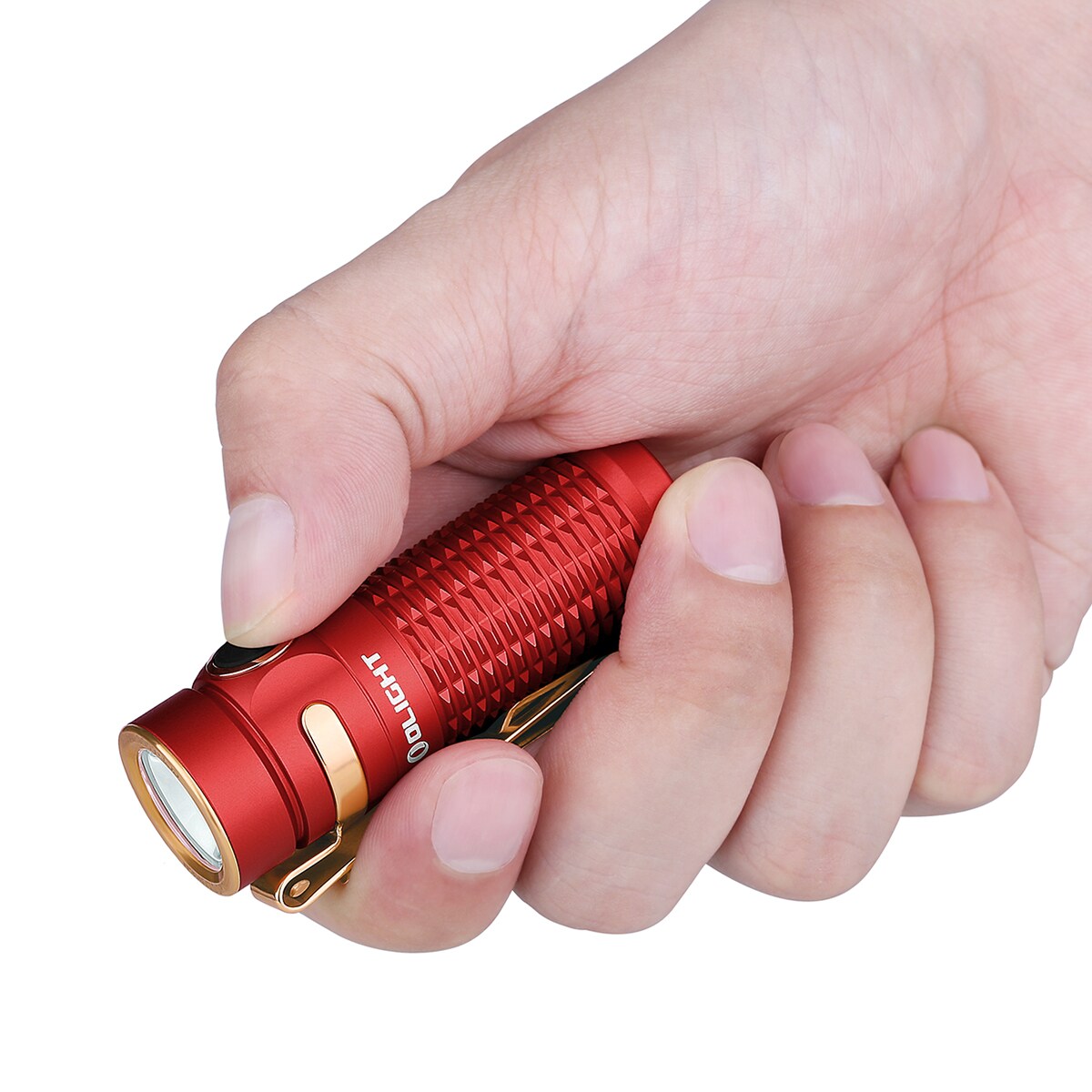 Latarka akumulatorowa Olight Baton 3 Red - 1200 lumenów