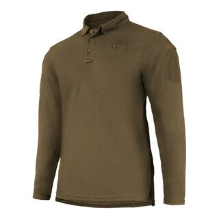 Koszulka polo Long Sleeve Mil-Tec Tactical Quickdry - Coyote