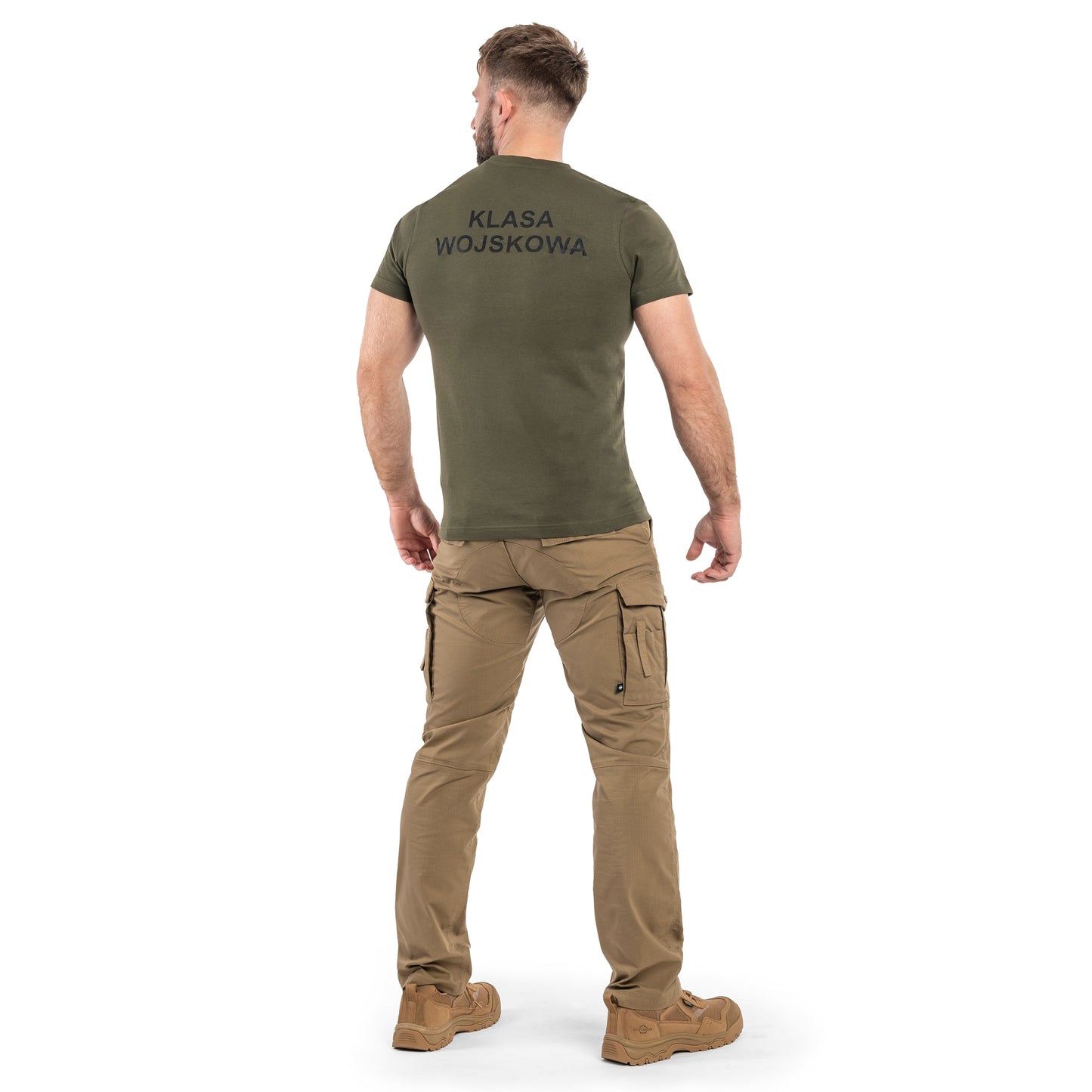 Koszulka T-Shirt MaxPro-Tech "Klasa wojskowa" v2 - Olive