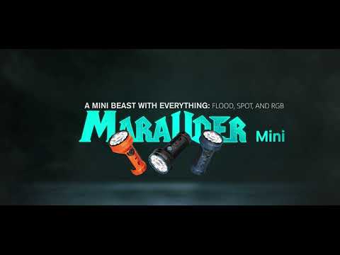 Latarka akumulatorowa Olight Marauder Mini Midnight Blue - 7000 lumenów, zasięg 600 m