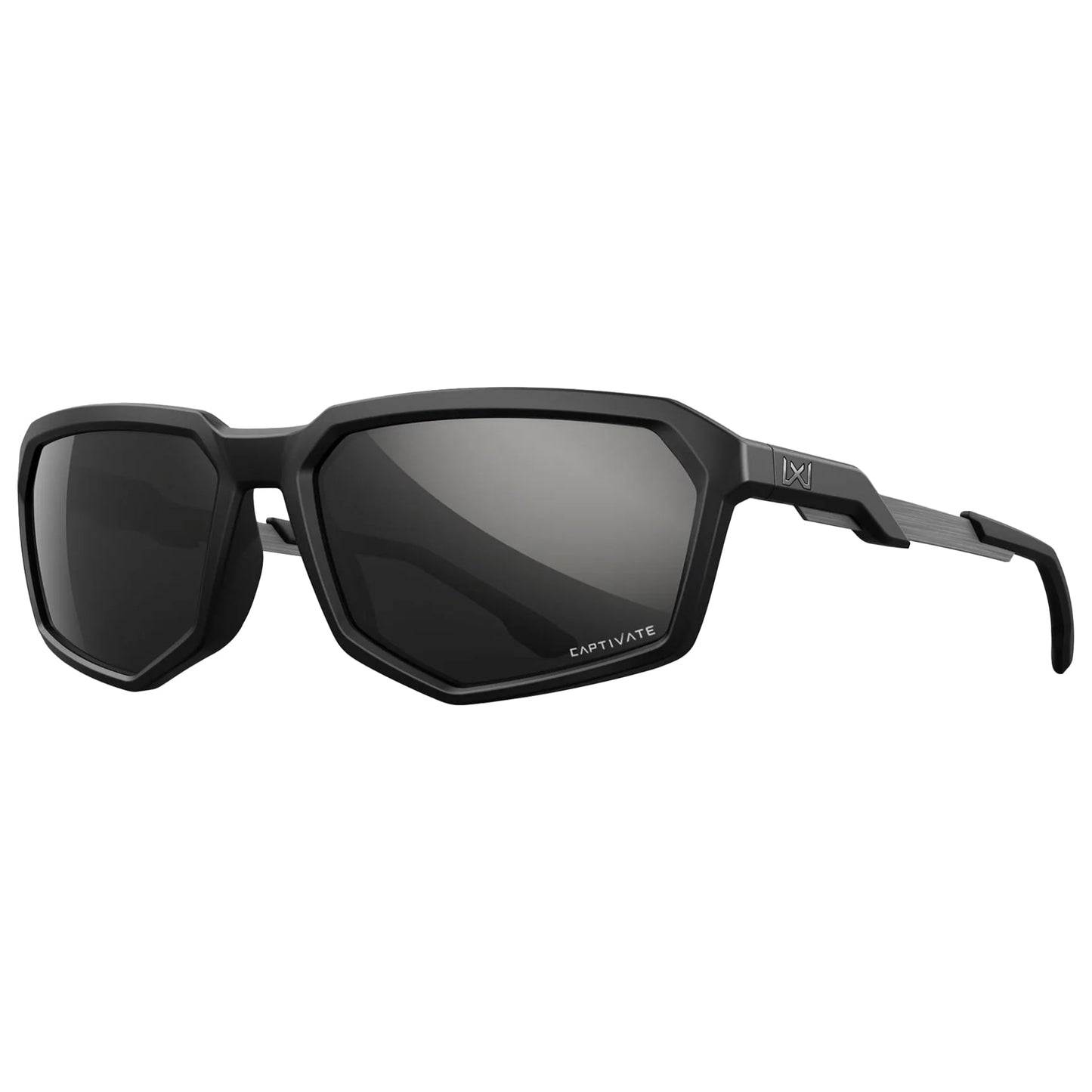 Okulary taktyczne Wiley X Recon - Captivate Polarized Black Mirror/Matte Black