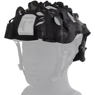Uniwersalne maskowanie na hełm Wosport Laser Cut Cover - MultiCam Black
