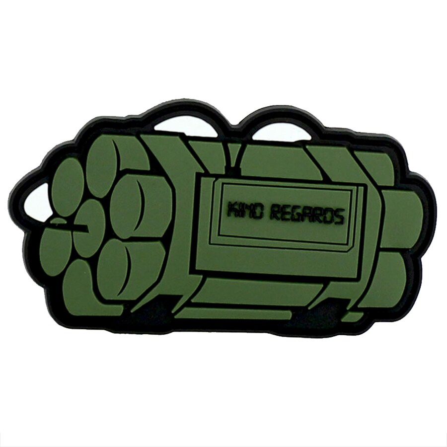 Naszywka 3D 101 Inc. Kind Regards - Green