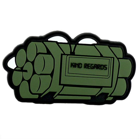 Naszywka 3D 101 Inc. Kind Regards - Green