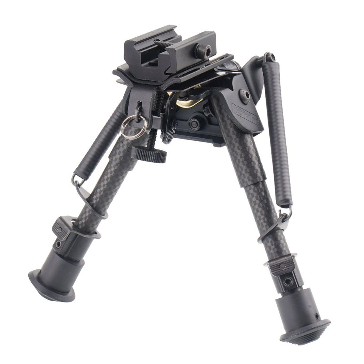 Dwójnóg składany Rokstad Harris/Picatinny 155-230 mm obrotowy - Black