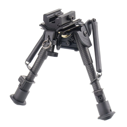 Dwójnóg składany Rokstad Harris/Picatinny 155-230 mm obrotowy - Black