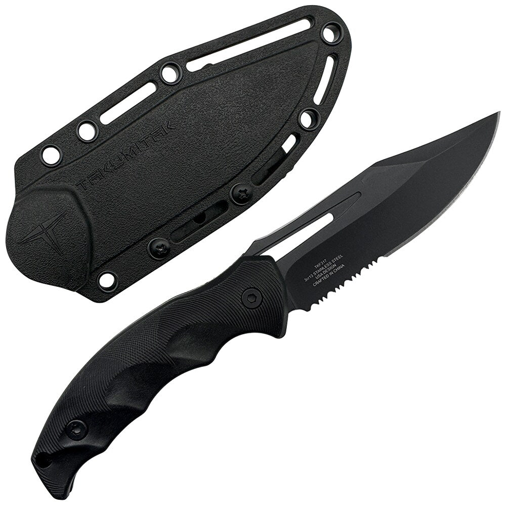 Nóż Takumitak Obsidian - Black/Coyote Brown