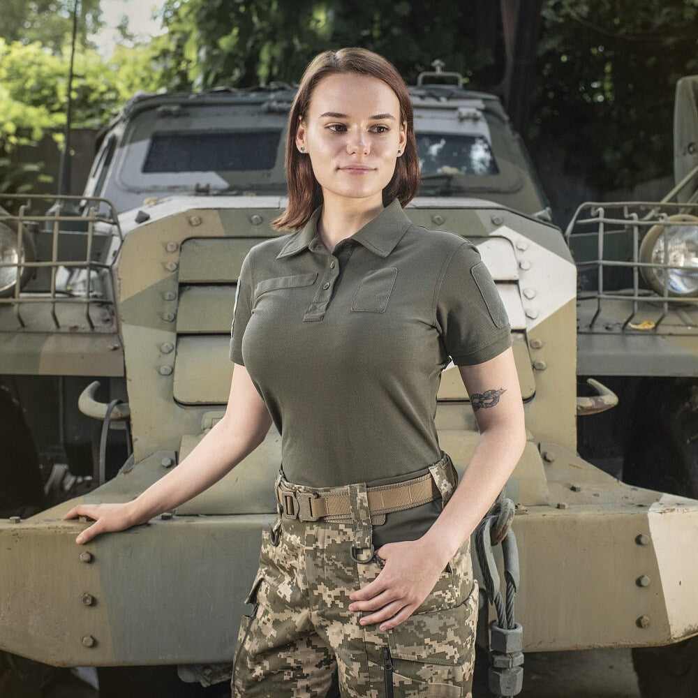 Koszulka polo damska M-Tac 65/35 - Army Olive