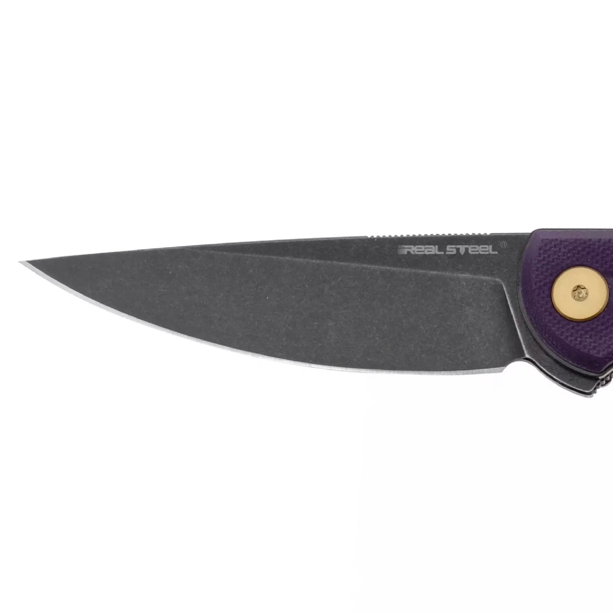 Nóż składany Real Steel Valore Black Blade 7091PB - Purple