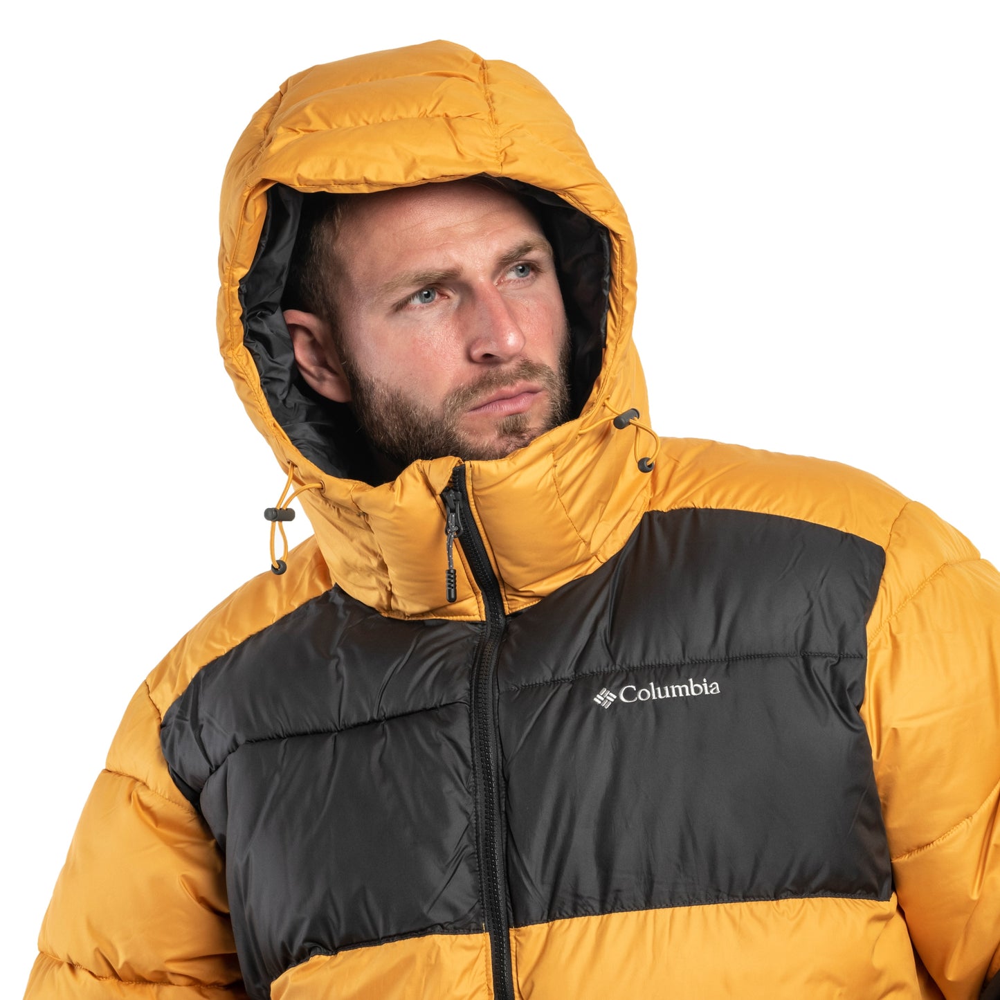 Kurtka Columbia Pike Lake II Hooded - Raw Honey/Shark