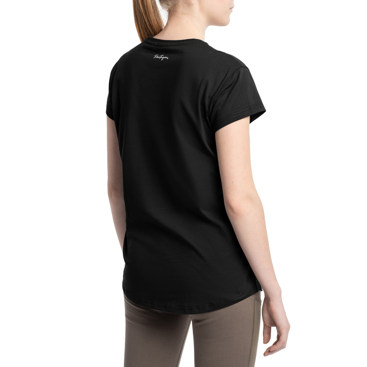 Koszulka T-shirt damska Pentagon Vertical - Black