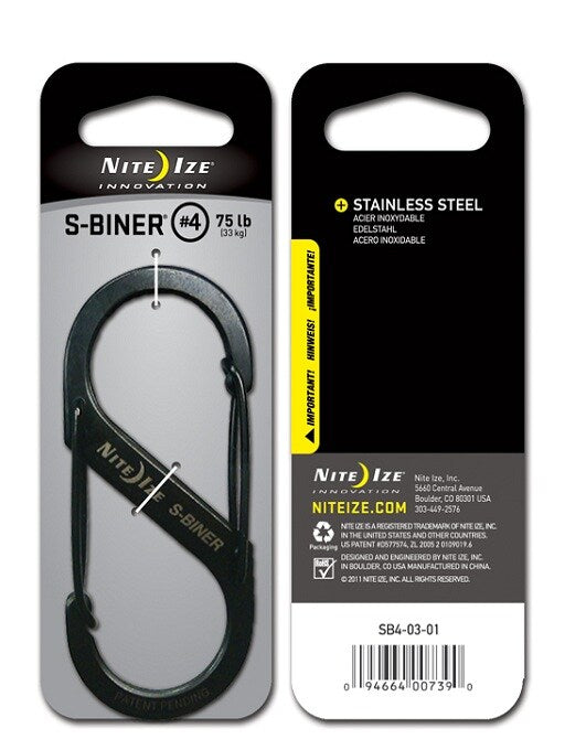 Karabińczyk Nite Ize S-Biner 4 Black