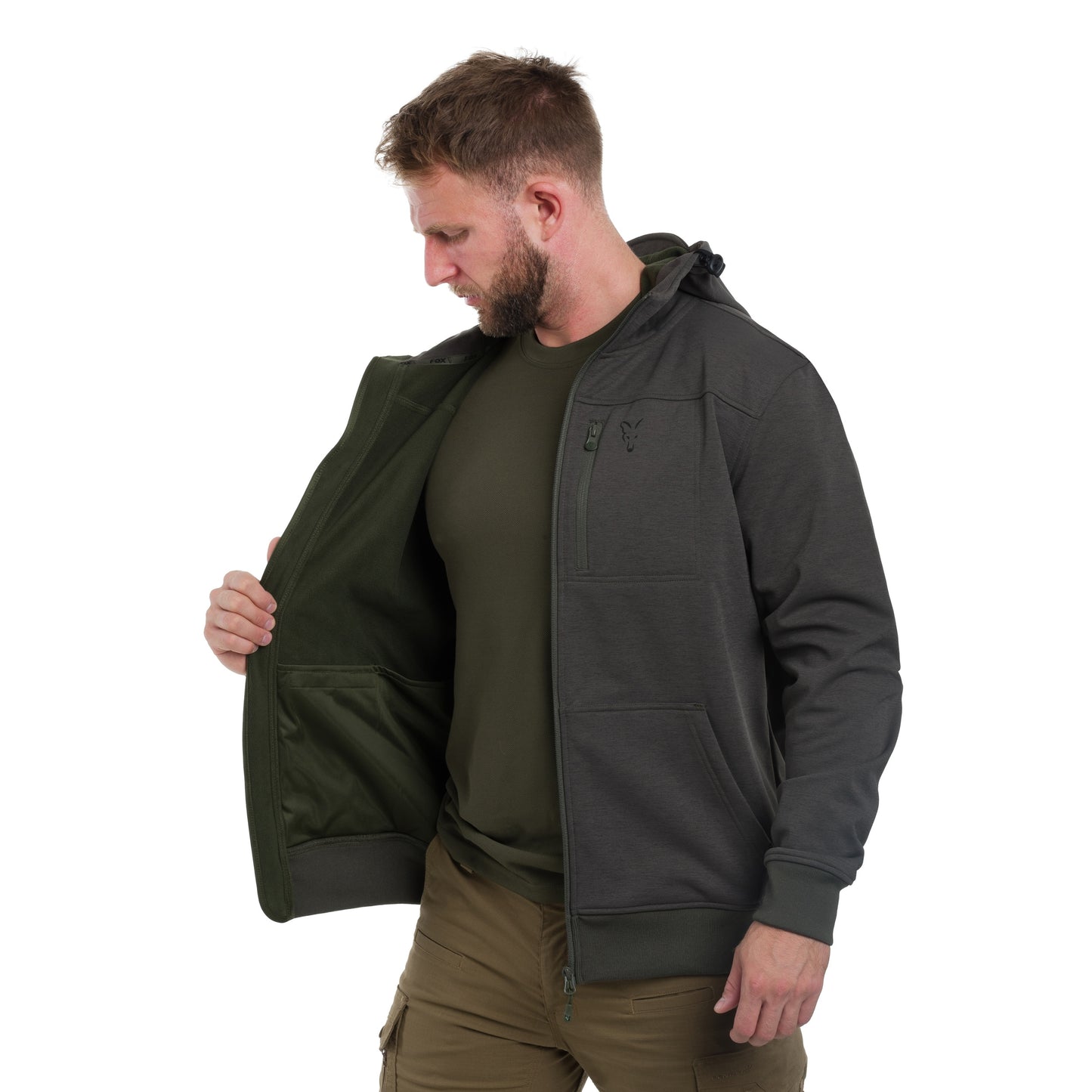 Kurtka FOX Softshell - Green/Black