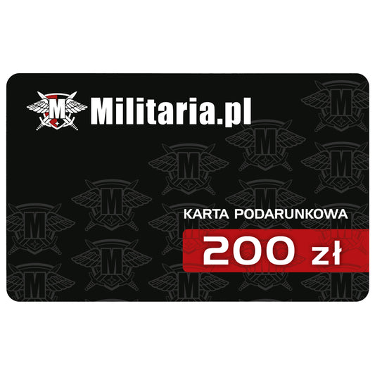 Karta podarunkowa Militaria.pl 200 zł