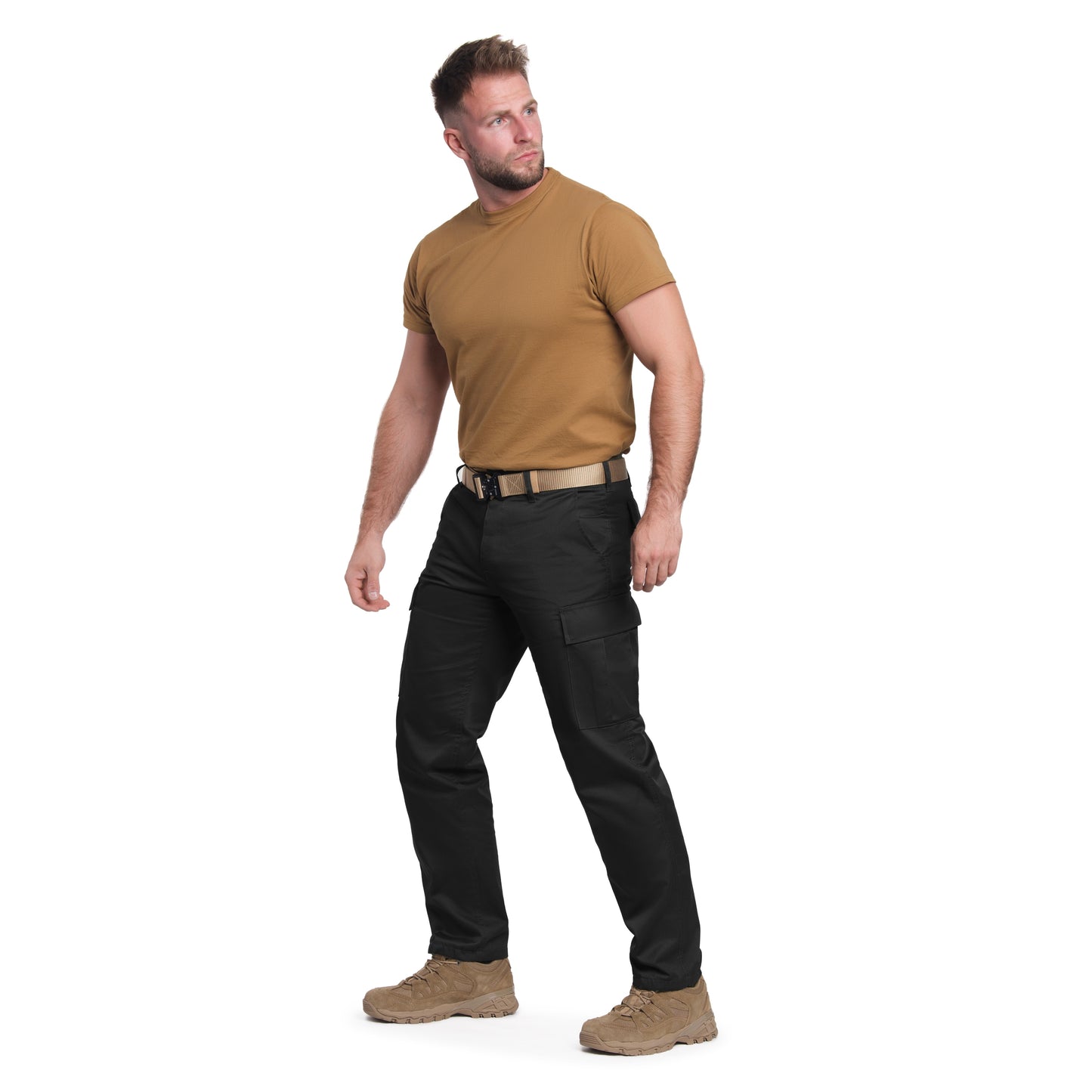 Spodnie wojskowe Mil-Tec US Ranger BDU Straight Cut - Black