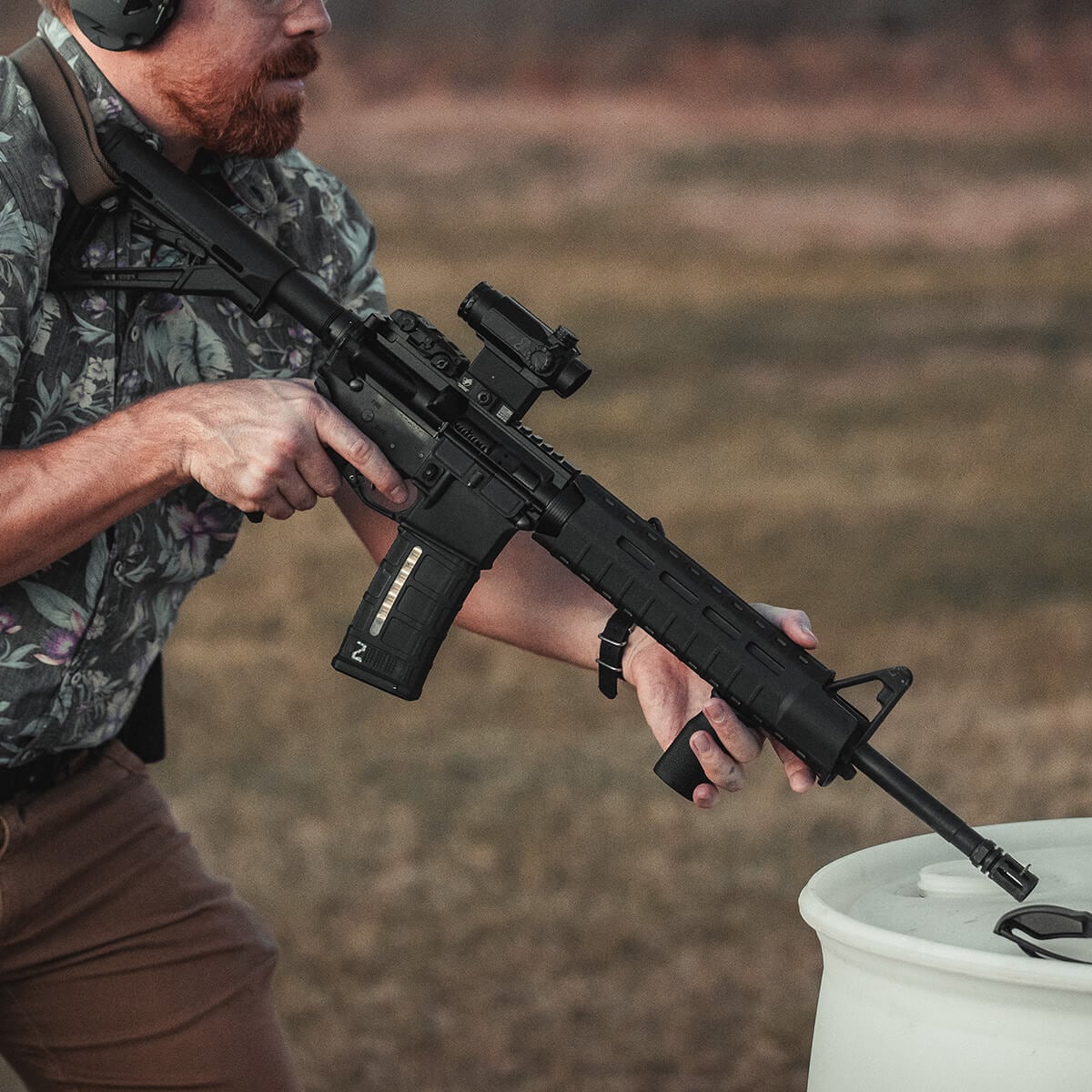 Łoże Magpul MOE SL Hand Guard Mid-Length do karabinków AR15/M4 - Black
