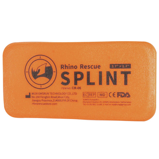 Szyna usztywniająca na palec Rhino Rescue 3,7" - Orange
