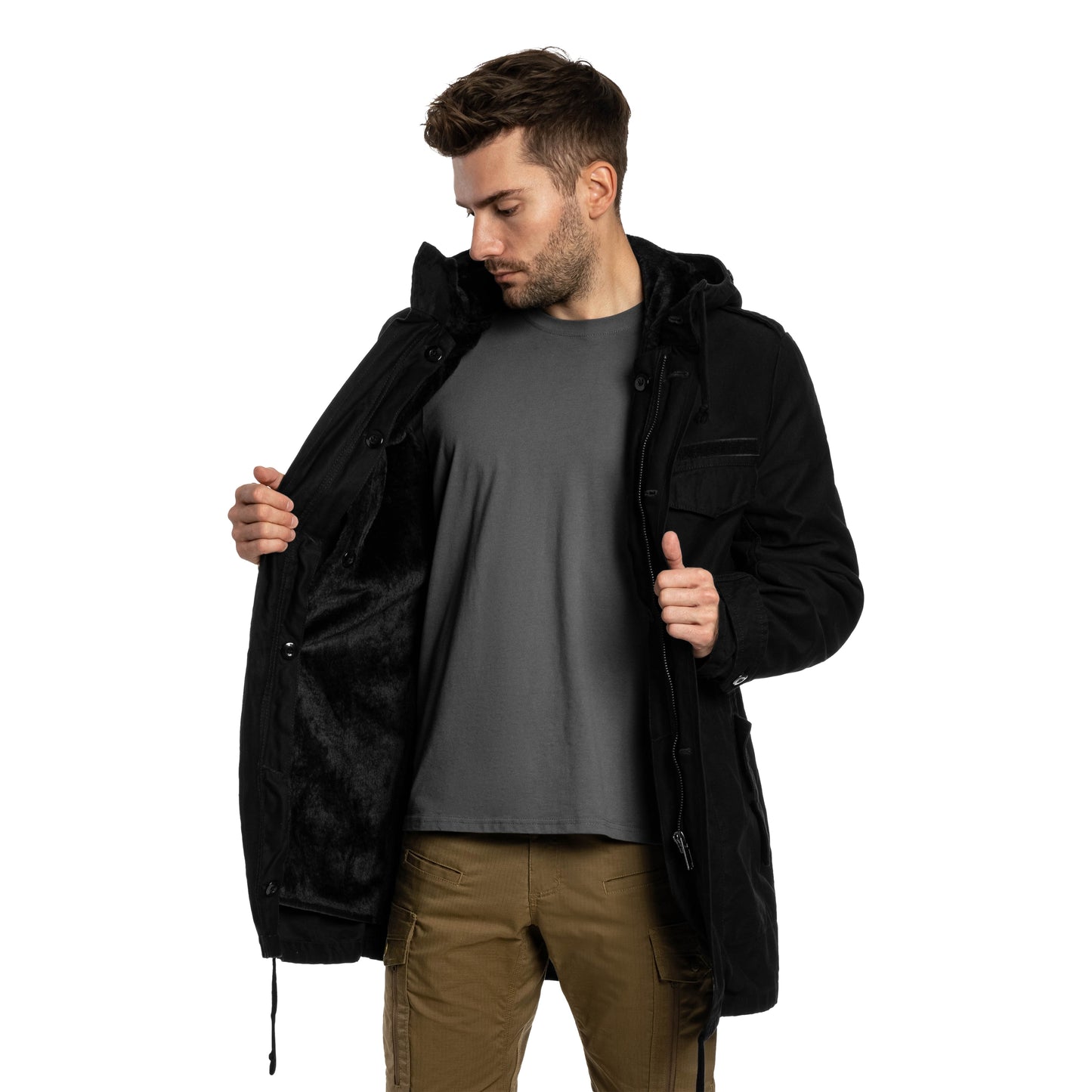 Kurtka Brandit BW Parka Heavy - Black