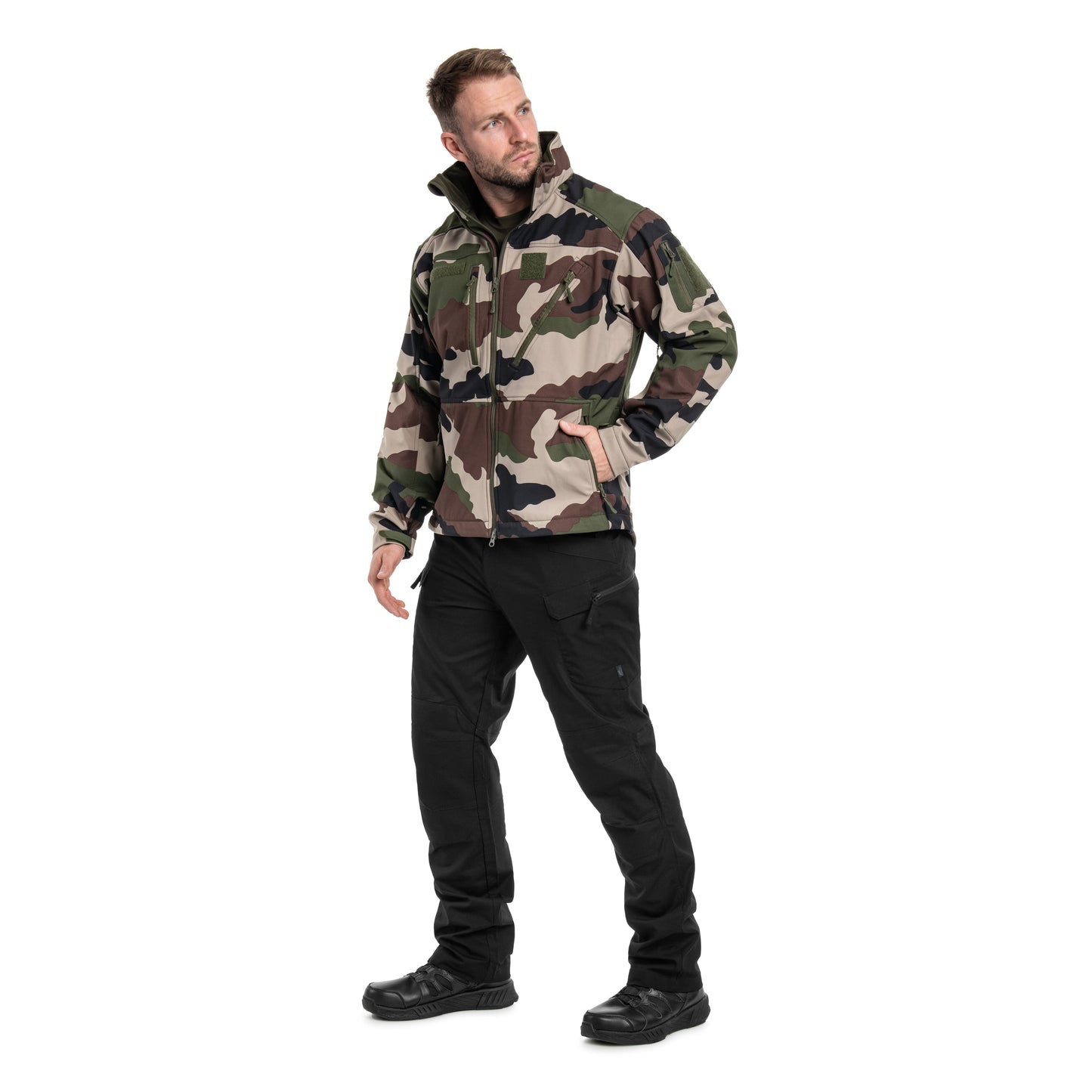 Kurtka Mil-Tec SCU 14 Softshell - CCE Camo