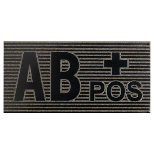 Emblemat Direct Action grupa krwi AB/Rh+ Black / Boreal Green