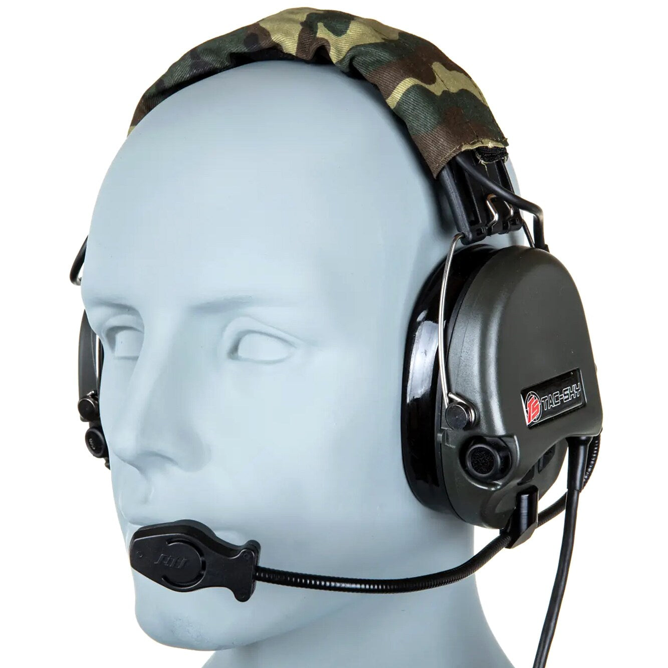 Ochronniki słuchu aktywne Tac-Sky WYS0145 Noise Reduction Headset - Foliage Green