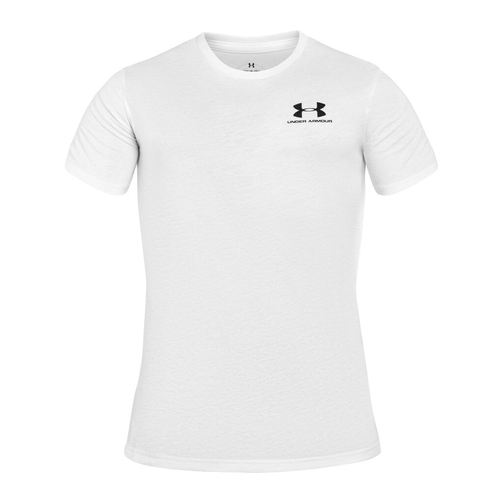 Koszulka T-shirt Under Armour Left Chest Logo - White