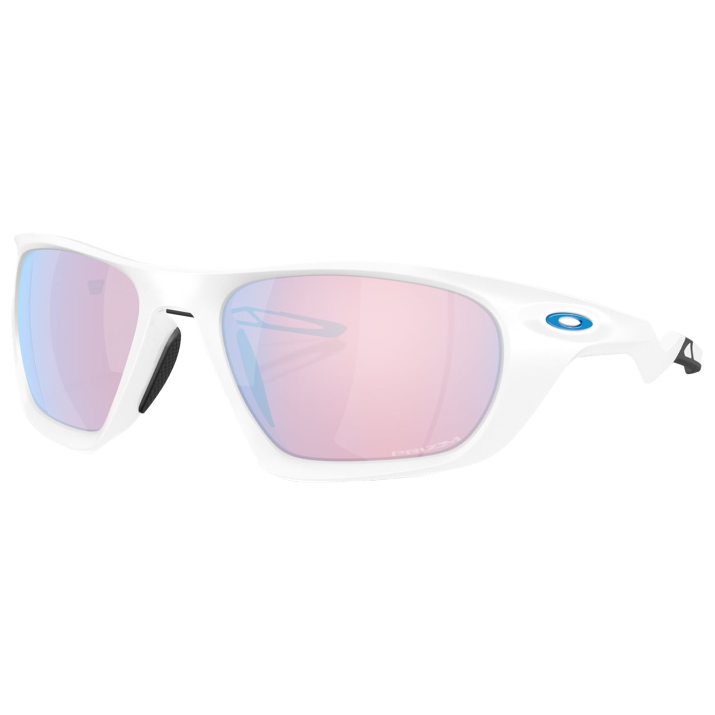 Okulary przeciwsłoneczne Oakley Lateralis - Matte White/Prizm Snow Sapphire