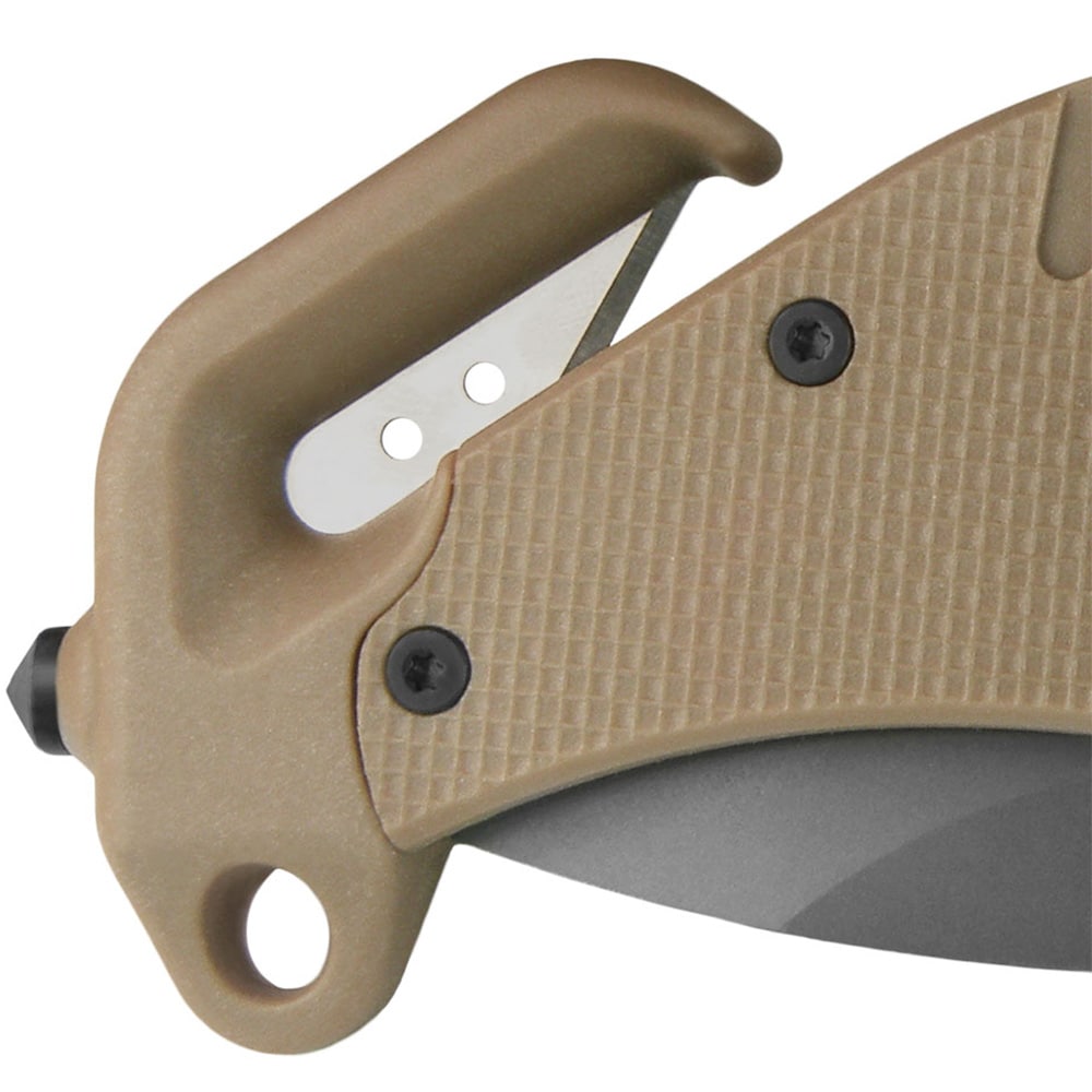 Nóż składany ratowniczy ESP RKK-01-S Rescue Knife - Khaki