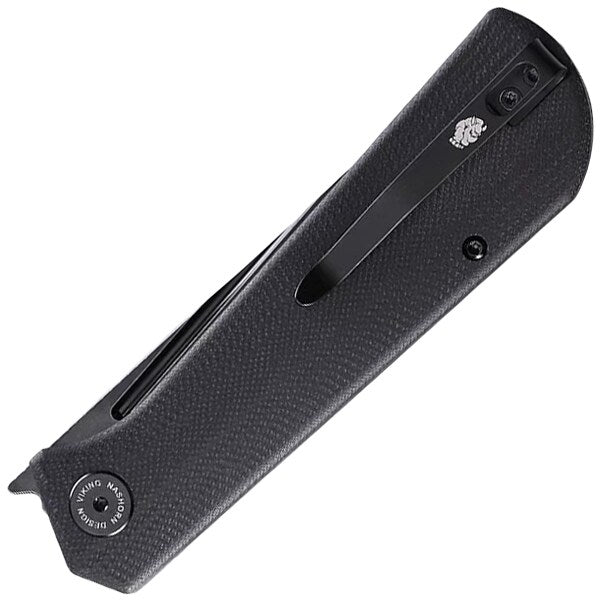 Nóż składany Petrified Fish Viking PF-P07 - Black Stonewash/Black (PF-P07DDW)