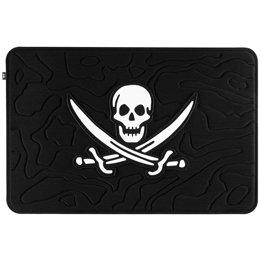 Panel na naszywki M-Tac Jolly Roger - Czarny