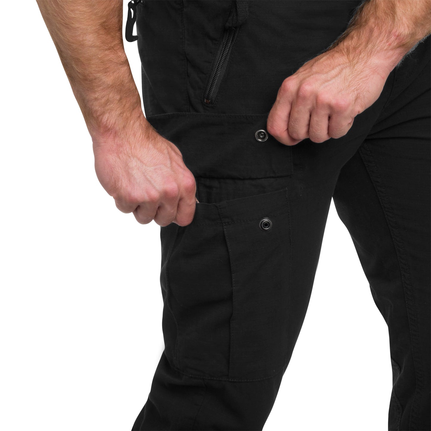 Spodnie Alpha Industries Rip-Stop Jogger - Black