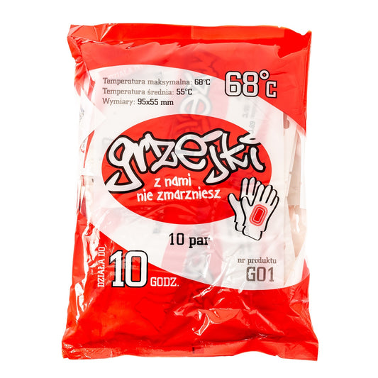 Ogrzewacz chemiczny Grzejki do rąk - 10 par