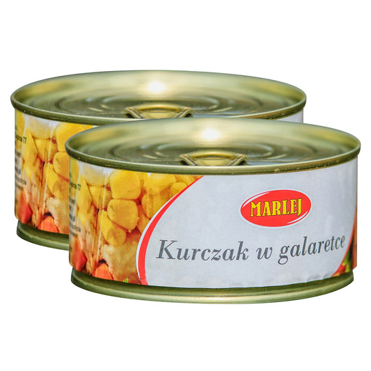 Żywność konserwowana Marlej - Kurczak w galaretce 300 g - 2 szt.
